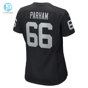 Womens Las Vegas Raiders Dylan Parham Nike Black Game Player Jersey stylepulseusa 1 2