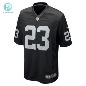 Mens Las Vegas Raiders David Long Jr. Nike Black Team Game Jersey stylepulseusa 1 1