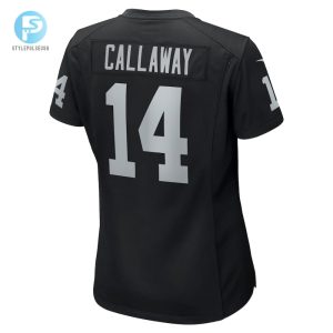 Womens Las Vegas Raiders Marquez Callaway Nike Black Team Game Jersey stylepulseusa 1 2