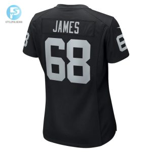 Womens Las Vegas Raiders Andre James Nike Black Game Jersey stylepulseusa 1 2