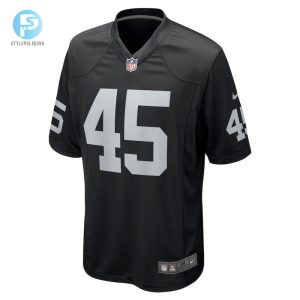 Mens Las Vegas Raiders Jaquan Johnson Nike Black Game Player Jersey stylepulseusa 1 1