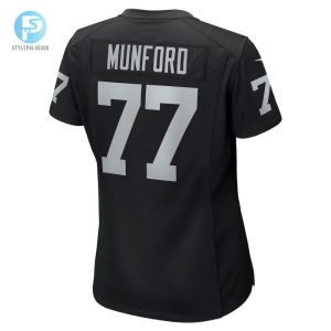 Womens Las Vegas Raiders Thayer Munford Jr. Nike Black Team Game Jersey stylepulseusa 1 2