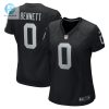 Womens Las Vegas Raiders Jakorian Bennett Nike Black Team Game Jersey stylepulseusa 1