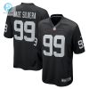 Mens Las Vegas Raiders Nesta Jade Silvera Nike Black Team Game Jersey stylepulseusa 1