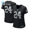 Womens Las Vegas Raiders Marcus Peters Nike Black Team Game Jersey stylepulseusa 1