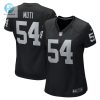 Womens Las Vegas Raiders Netane Muti Nike Black Team Game Jersey stylepulseusa 1