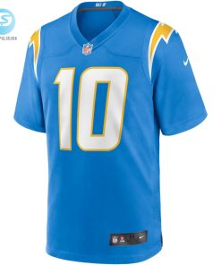 Mens Los Angeles Chargers Justin Herbert Nike Powder Blue Player Game Jersey stylepulseusa 1 1