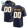 Mens Los Angeles Chargers Nike Navy Alternate Custom Game Jersey stylepulseusa 1