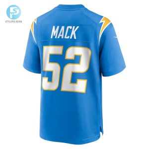 Mens Los Angeles Chargers Khalil Mack Nike Powder Blue Game Jersey stylepulseusa 1 2