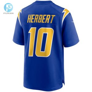 Mens Los Angeles Chargers Justin Herbert Nike Royal 2Nd Alternate Game Jersey stylepulseusa 1 2