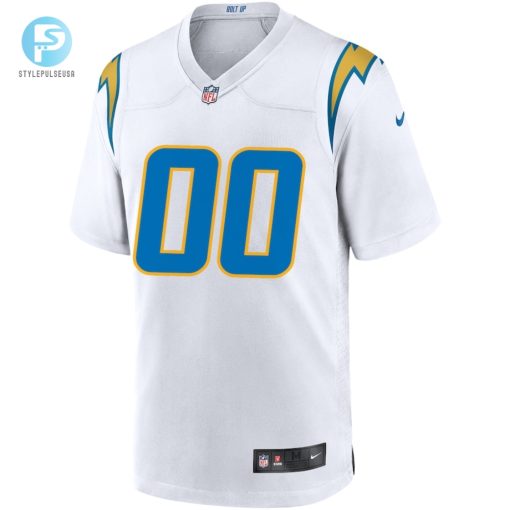 Mens Los Angeles Chargers Nike White Custom Game Jersey stylepulseusa 1 1
