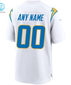 Mens Los Angeles Chargers Nike White Custom Game Jersey stylepulseusa 1 2