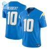 Mens Los Angeles Chargers Justin Herbert Nike Powder Blue Vapor F.U.S.E. Limited Jersey stylepulseusa 1