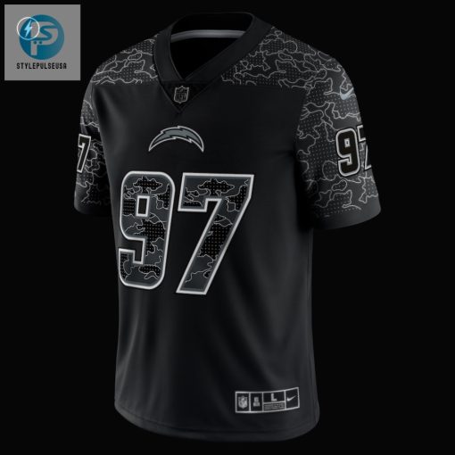 Mens Los Angeles Chargers Joey Bosa Nike Black Rflctv Limited Jersey stylepulseusa 1 3