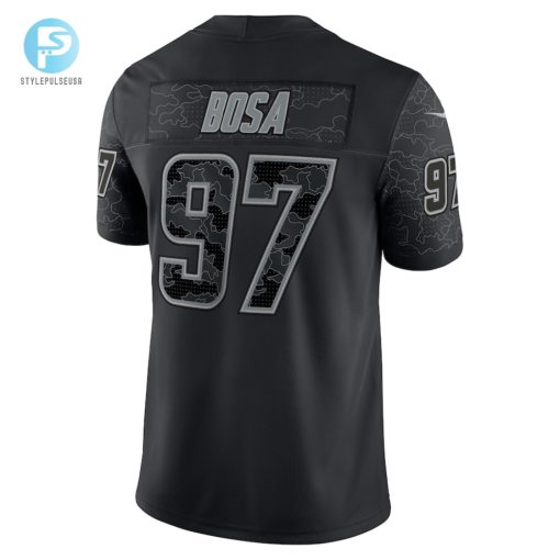 Mens Los Angeles Chargers Joey Bosa Nike Black Rflctv Limited Jersey stylepulseusa 1 4
