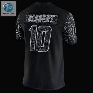 Mens Los Angeles Chargers Justin Herbert Nike Black Rflctv Limited Jersey stylepulseusa 1 5