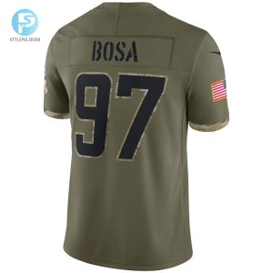 Mens Los Angeles Chargers Nike Olive 2022 Salute To Service Limited Jersey stylepulseusa 1 5