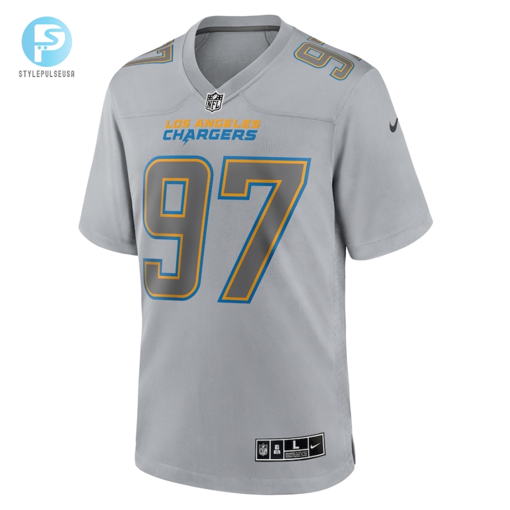 Mens Los Angeles Chargers Joey Bosa Nike Gray Atmosphere Fashion Game Jersey 