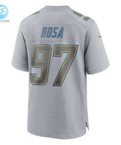 Mens Los Angeles Chargers Joey Bosa Nike Gray Atmosphere Fashion Game Jersey stylepulseusa 1 2
