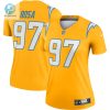 Womens Los Angeles Chargers Joey Bosa Nike Gold Inverted Legend Jersey stylepulseusa 1