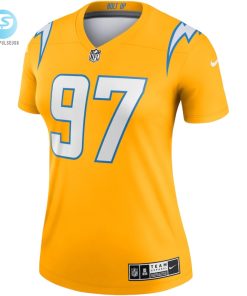 Womens Los Angeles Chargers Joey Bosa Nike Gold Inverted Legend Jersey stylepulseusa 1 1