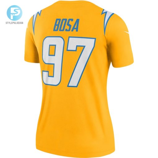 Womens Los Angeles Chargers Joey Bosa Nike Gold Inverted Legend Jersey stylepulseusa 1 2