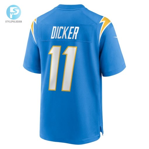 Mens Los Angeles Chargers Cameron Dicker Nike Powder Blue Game Jersey stylepulseusa 1 2
