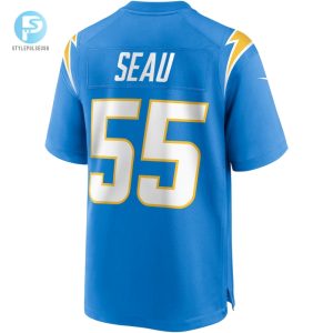 Mens Los Angeles Chargers Junior Seau Nike Powder Blue Game Retired Player Jersey stylepulseusa 1 2