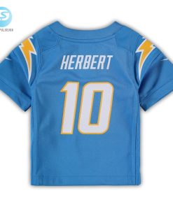 Infant Los Angeles Chargers Justin Herbert Nike Powder Blue Game Jersey stylepulseusa 1 2
