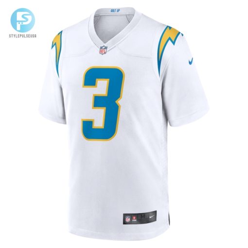 Mens Los Angeles Chargers Derwin James Jr. Nike White Game Jersey stylepulseusa 1 1