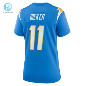 Womens Los Angeles Chargers Cameron Dicker Nike Powder Blue Game Jersey stylepulseusa 1 2