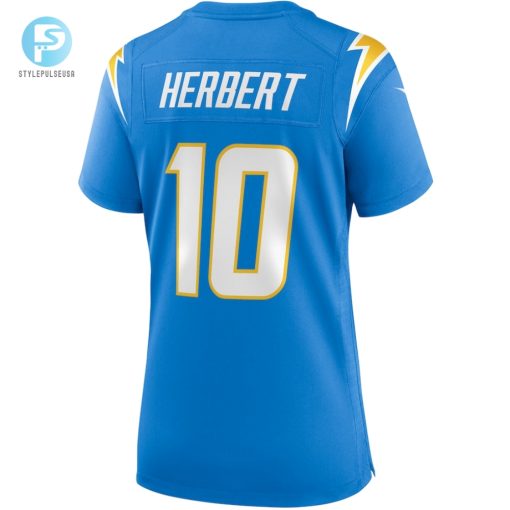 Womens Los Angeles Chargers Justin Herbert Nike Powder Blue Player Game Jersey stylepulseusa 1 2