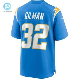 Mens Los Angeles Chargers Alohi Gilman Nike Powder Blue Game Jersey stylepulseusa 1 2