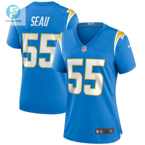 Womens Los Angeles Chargers Junior Seau Nike Powder Blue Game Retired Player Jersey stylepulseusa 1