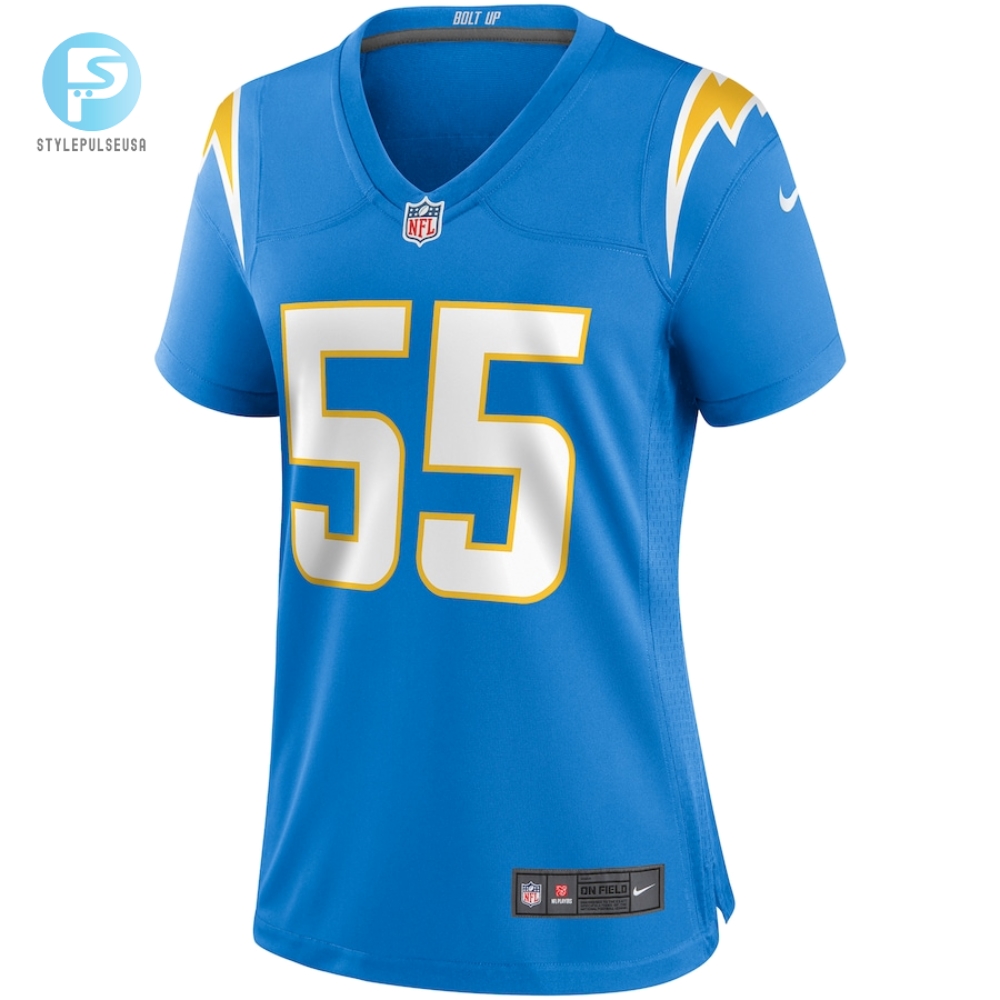 Womens Los Angeles Chargers Junior Seau Nike Powder Blue Game Retired Player Jersey 