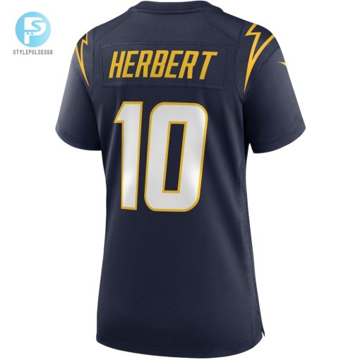 Womens Los Angeles Chargers Justin Herbert Nike Navy Game Jersey stylepulseusa 1 2
