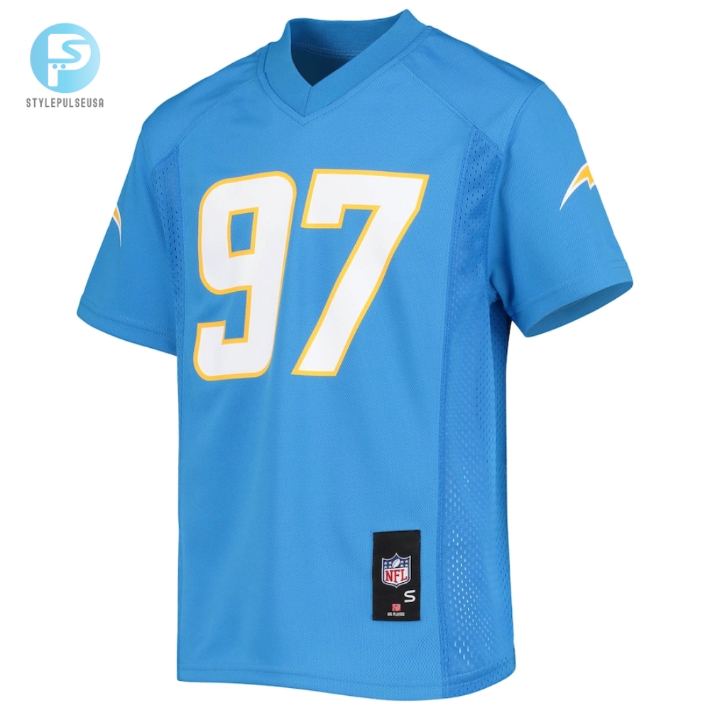 Youth Los Angeles Chargers Joey Bosa Powder Blue Replica Player Jersey 