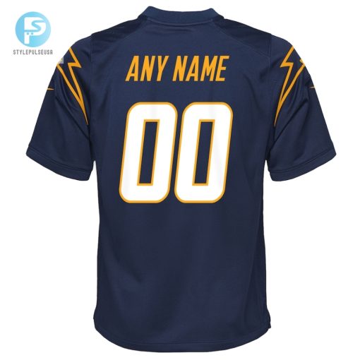 Youth Los Angeles Chargers Nike Navy Alternate Custom Game Jersey stylepulseusa 1 2