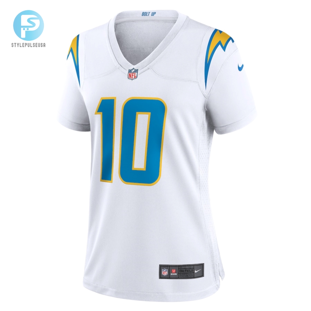 Womens Los Angeles Chargers Justin Herbert Nike White Game Jersey 