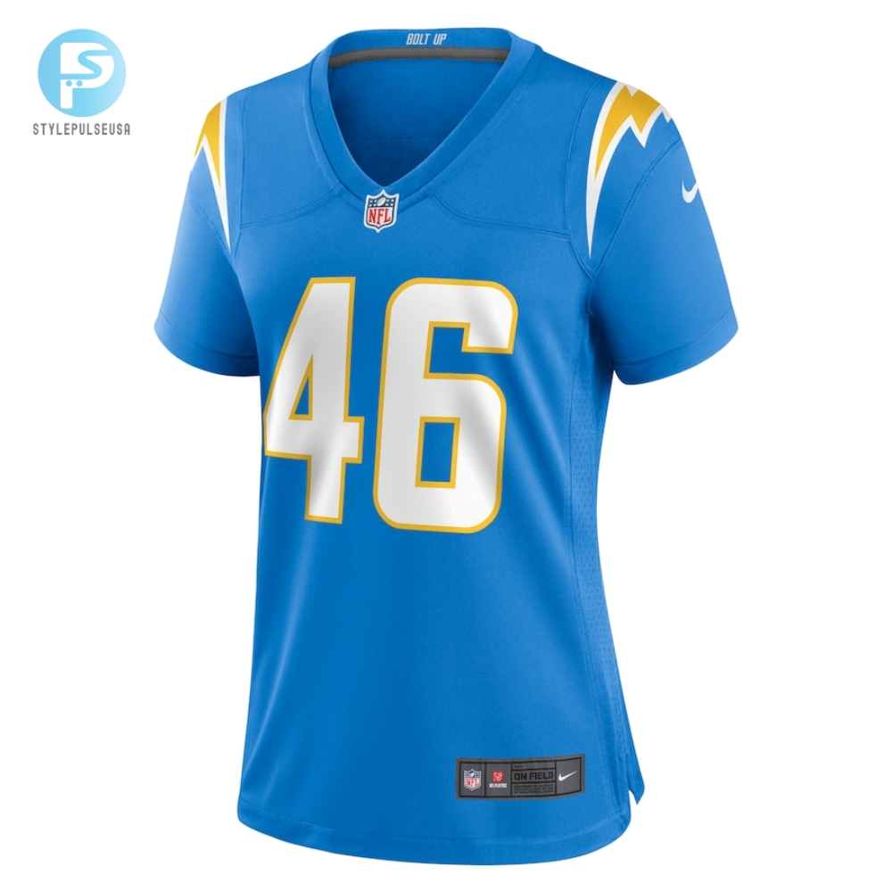 Womens Los Angeles Chargers Zander Horvath Nike Powder Blue Game Jersey 