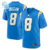 Mens Los Angeles Chargers Max Duggan Nike Powder Blue Team Game Jersey stylepulseusa 1