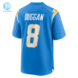 Mens Los Angeles Chargers Max Duggan Nike Powder Blue Team Game Jersey stylepulseusa 1 2