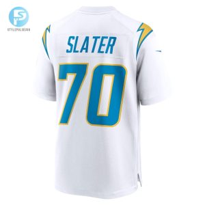 Mens Los Angeles Chargers Rashawn Slater Nike White Game Jersey stylepulseusa 1 2