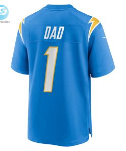 Mens Los Angeles Chargers Number 1 Dad Nike Powder Blue Game Jersey stylepulseusa 1 2