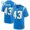 Mens Los Angeles Chargers Michael Davis Nike Powder Blue Game Jersey stylepulseusa 1