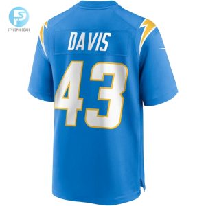 Mens Los Angeles Chargers Michael Davis Nike Powder Blue Game Jersey stylepulseusa 1 2