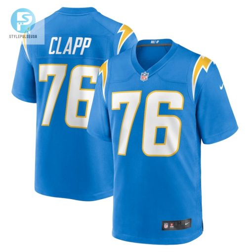 Mens Los Angeles Chargers Will Clapp Nike Powder Blue Game Jersey stylepulseusa 1