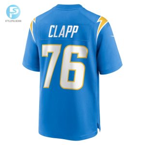 Mens Los Angeles Chargers Will Clapp Nike Powder Blue Game Jersey stylepulseusa 1 2