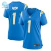 Womens Los Angeles Chargers Number 1 Mom Nike Powder Blue Game Jersey stylepulseusa 1