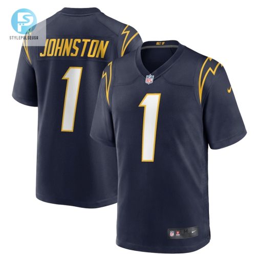 Mens Los Angeles Chargers Quentin Johnston Nike Navy Alternate Game Jersey stylepulseusa 1